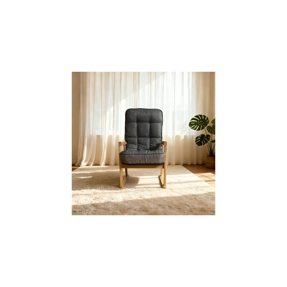 Modern Adjustable Lounge Chair, with Adjustable seat Height and Three-Level Lumbar Angle Adjustment, Suitable for Living Room, Bedroom, Study, and attic, Gray