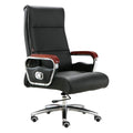 Executive Boss Office Chair Leather Reclining Computer Desk Chair for Home Business with Swivel Function Comfortable Back Support Lift Seat