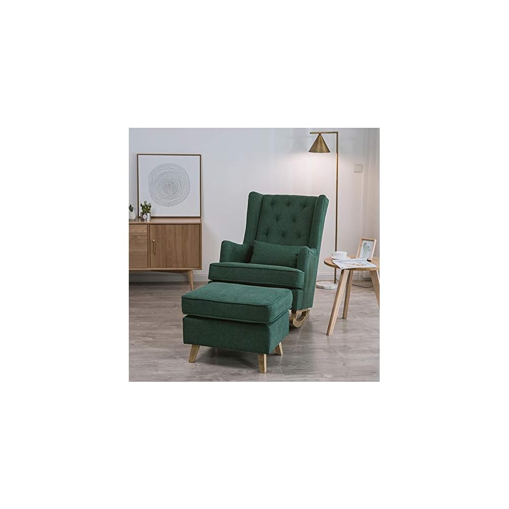 Renovation House Tub Chair Country Lounge Sofa Chair with Footrest Simple Modern Lazy Couch Home Bedroom Chair