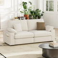 MALOL 89" Loveseat Couch, 3 Seater Upholstered